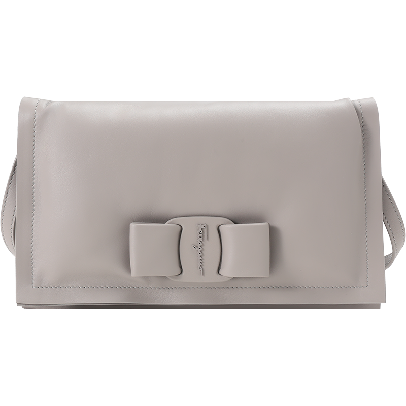 菲拉格慕 Salvatore Ferragamo 女士牛皮VIVA蝴蝶结迷你包单肩斜挎包 220287