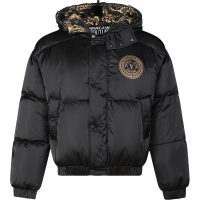 范思哲 VERSACE JEANS COUTURE 男士聚酯纤维短款鸭绒连帽羽绒服 71GAU400 25186