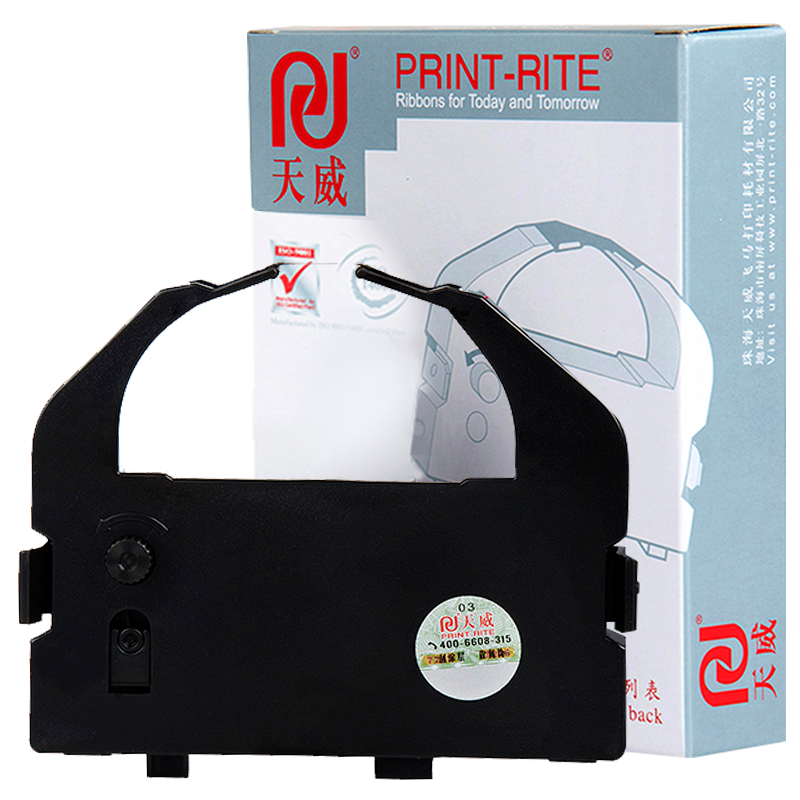 天威 680K-7.5m,12.7mm-黑直芯 专业装 适用于EPSON LQ670K/670K+/680PRO