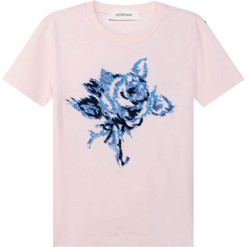 麦丝玛拉 Max Mara Sportmax 女士棉质圆领短袖T恤 29710227 EDAM