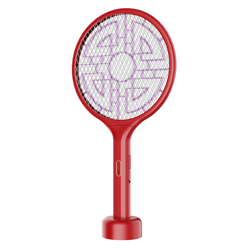 苏宁宜品FB-860 国潮风锂电USB充电式驱蚊驱虫可站立电苍蝇拍打家用电蚊拍电子灭蚊器