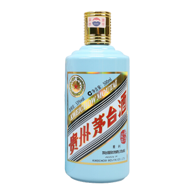 茅台酒 庚子鼠年纪念酒 53度 500ml 酱香型白酒 单瓶