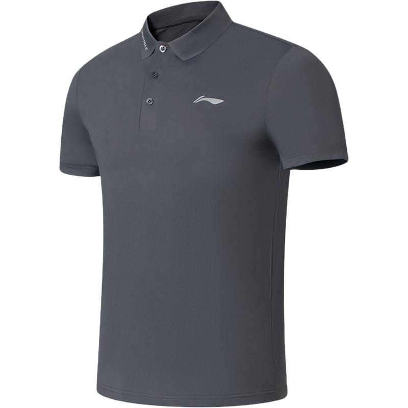 李宁速干凉爽短袖男士夏季2022新款休闲T恤翻领POLO衫透气运动服