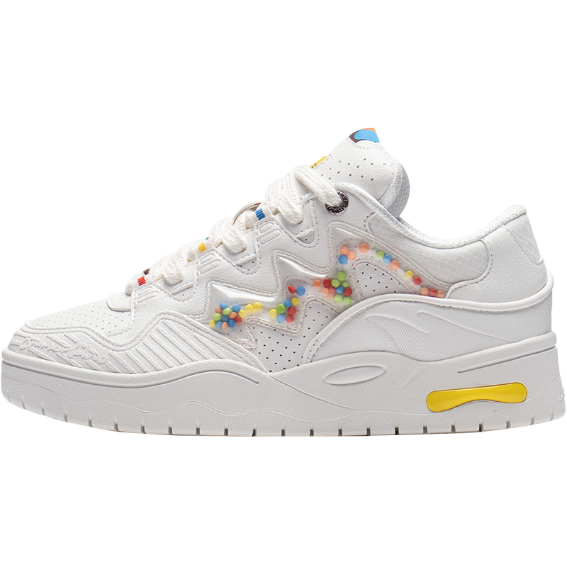 李宁CF the one系列休闲鞋女鞋板鞋鞋子女士经典滑板鞋低帮运动鞋