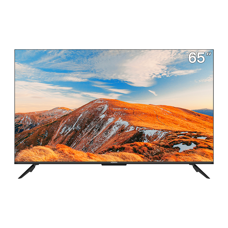 康佳电视 65G5U 65英寸 免遥控AI语音 超薄全面屏 一键投屏 4K超高清 智能网络教育 液晶平板电视机