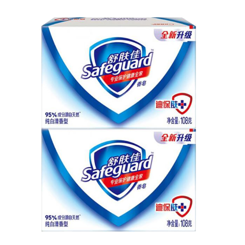 舒肤佳 纯白清香香皂 100g*3块