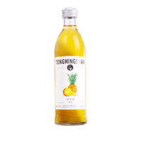 通明山 高颜值低度果味甜酒 3度 菠萝味果酒 300ml*1支装