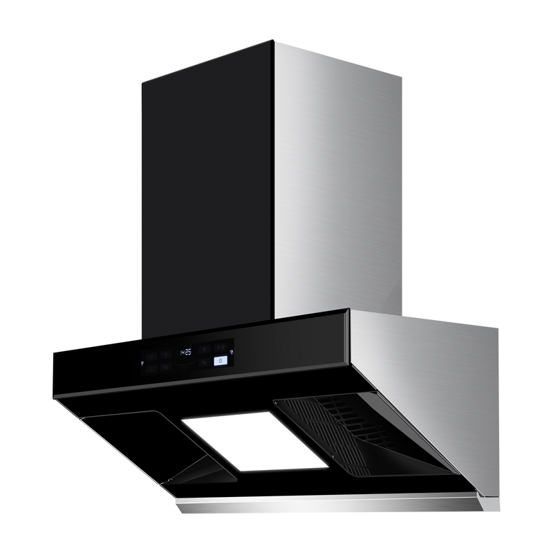 爱德(aide) 40立方大吸力油烟机 别墅开放式侧吸式欧式吸烟机 煤气报警自动清洗家用厨房吸油烟机A06 自行安装