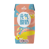 皇氏乳业元气酸奶205g*12盒整箱添加水牛奶儿童学生营养早餐奶原味