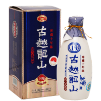古越龙山纸盒十年陈花雕酒国酿500ml