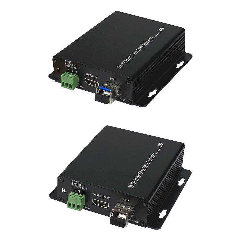 信特安XTA400HL4K HDMI光端机光纤延长器1路4K HDMI视频+1路RS232 10KM单芯LC接口发射器