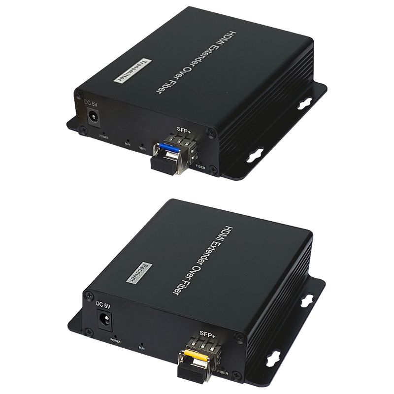 信特安XTA301HL HDMI光端机光纤延长器1路视频环出音频同步单模20KM单芯LC口HDMI光纤传输器发射+接收器