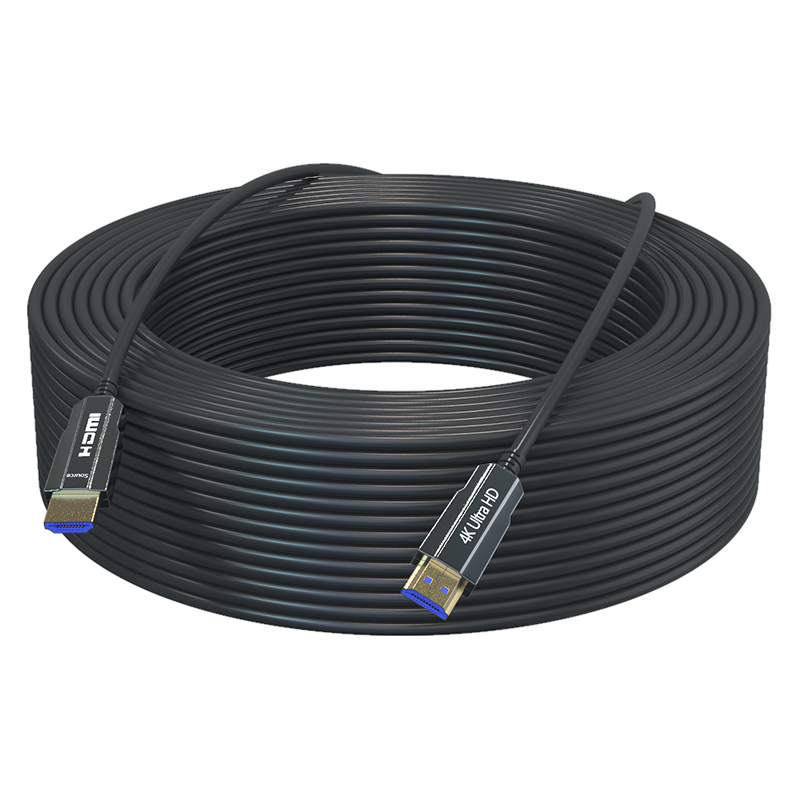 信特安 光纤HDMI线2.0版 4K60Hz发烧级高清线电脑连接电视投影仪显示器视频线工程装修连接线70米XXTA70G