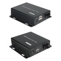 信特安XTA300HF HDMI-KVM光端机光纤延长器1路视频环出音频键鼠同步单模20KM单芯LC口