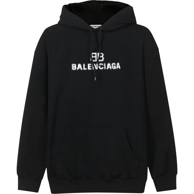 BALENCIAGA 巴黎世家 男女中性棉质加绒款Hoodie连帽卫衣运动衫 578135 TKVI8