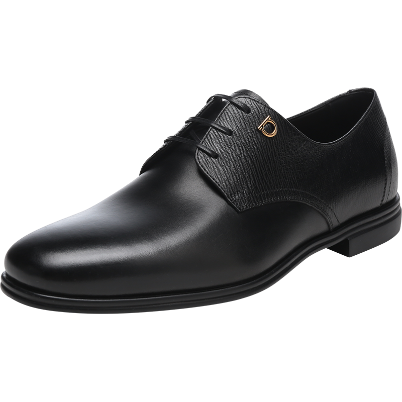 菲拉格慕 Salvatore Ferragamo 男士 SPENCER系列牛皮系带皮鞋单鞋德比鞋0749424