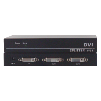 信特安 XTA-DVI0102 DVI分配器1分2 2口高清1进2出视频1分2 DVI1分2分屏器