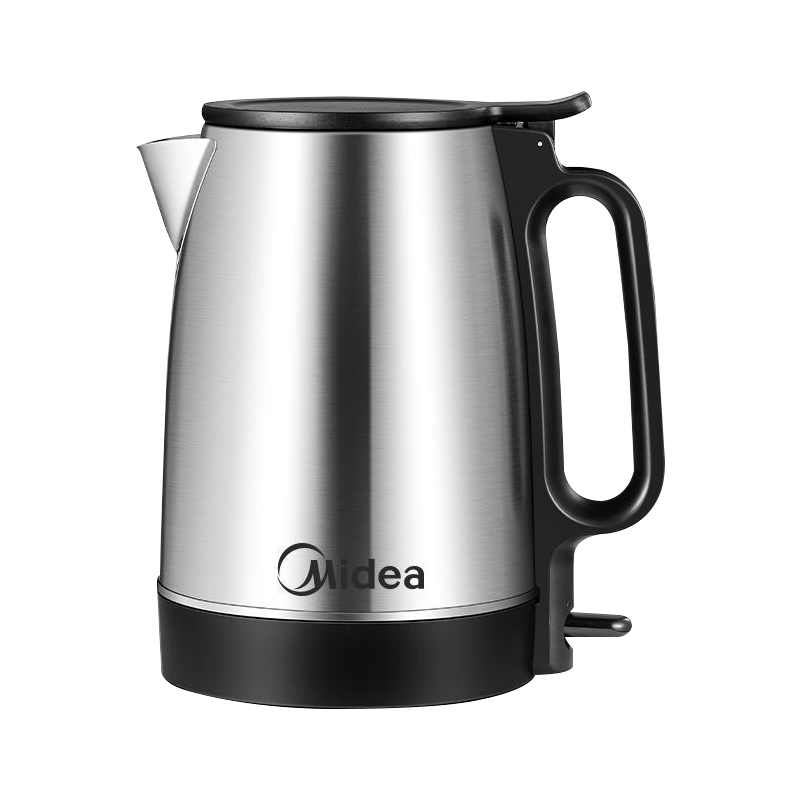 美的(Midea)电水壶304不锈钢聚水环不溅烫1.7L大容量烧茶壶_MK-SH17X103