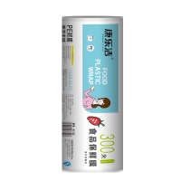 康乐洁K742食品级PE加厚型保鲜膜家用保鲜膜食品保鲜膜厨房用保鲜膜20cm*300mx2卷