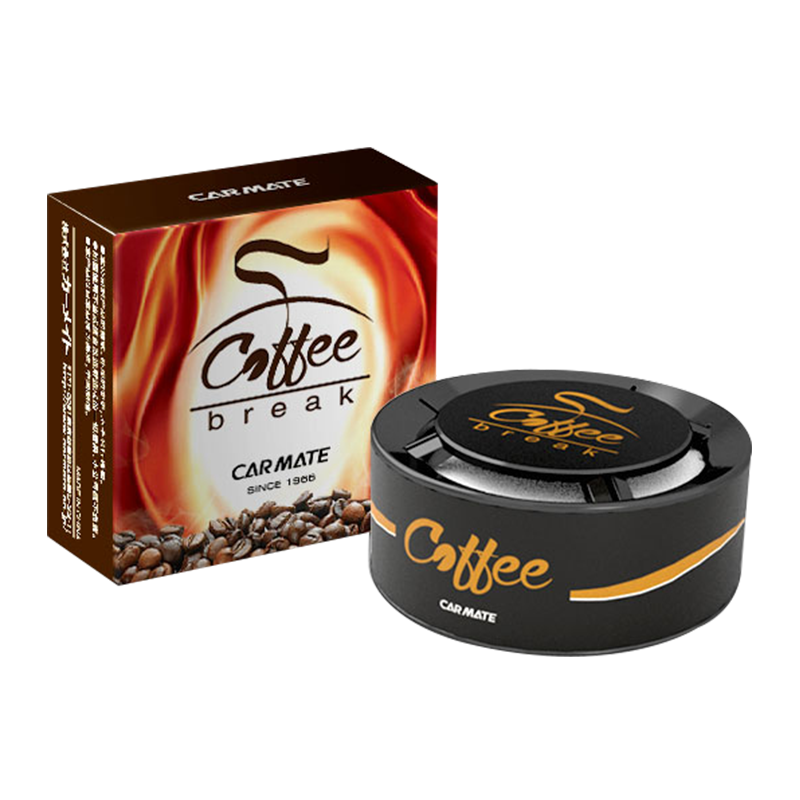 快美特(CARMATE)车载香薰仪汽车香水高档持久淡香除异味车内用除臭香膏香氛摆件男