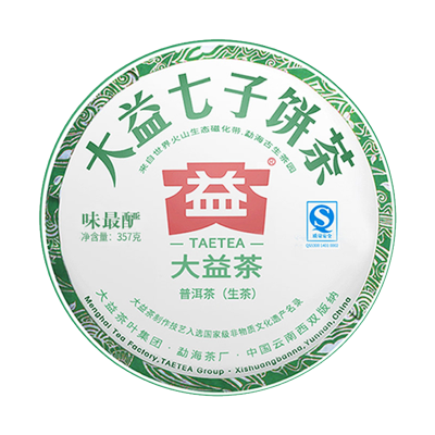 大益普洱茶2011年普知味生茶357g(102批次)七子饼茶