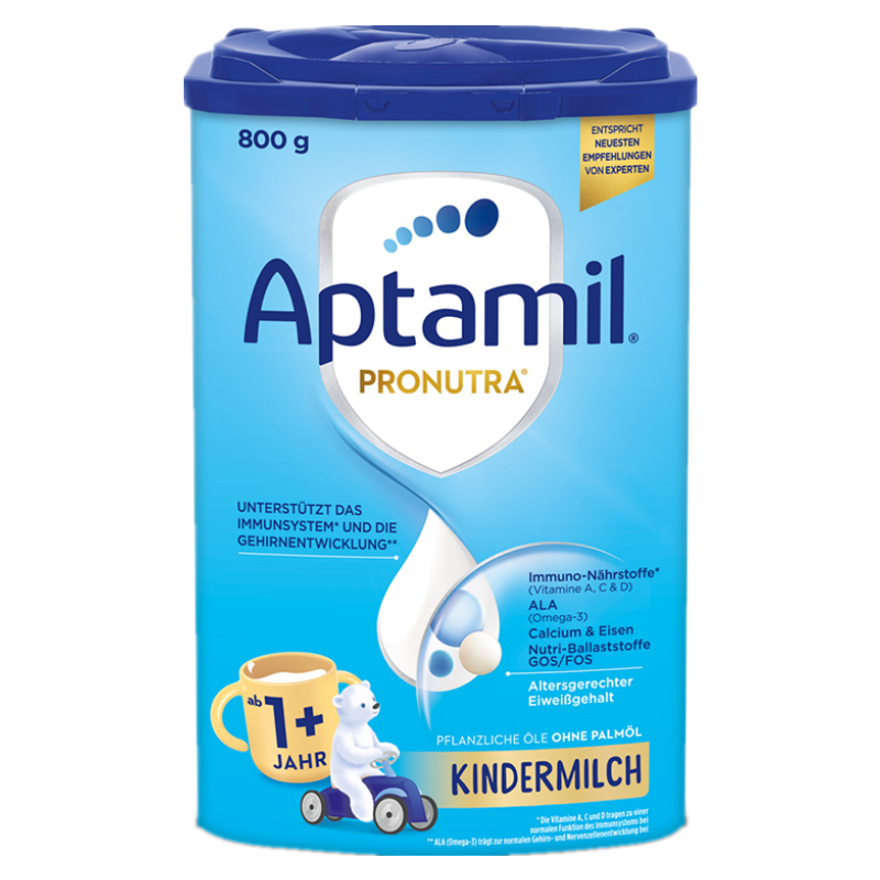 有效期到24年10月-6罐装 | Aptamil 德国爱他美 婴幼儿配方奶粉1+段(1-2岁)800g/罐(新包装)