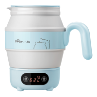 小熊(Bear)电热水壶 ZDH-A06G1 折叠式便携式旅行电水壶食品级硅胶材质烧水壶热水壶保温一体