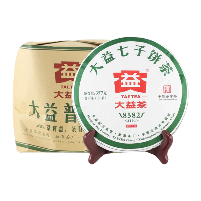 2021年8582生茶357g7饼提装(2101批次)