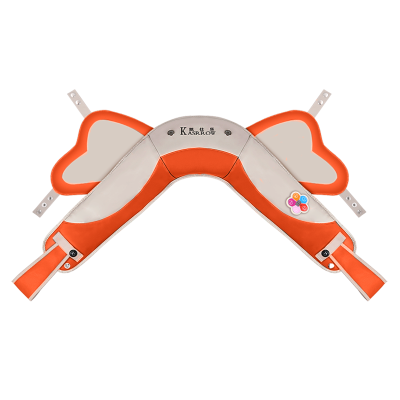 凯仕乐按摩披肩多种模式可调节揉捏披肩颈肩脖子腰部背部肩膀电动家用按摩仪KSR-13多功能版(桔色)