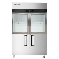 美菱(MELING)860升商用厨房柜四门冷冻 冷藏大容积MCF(L)-1.2LCD4MGOH