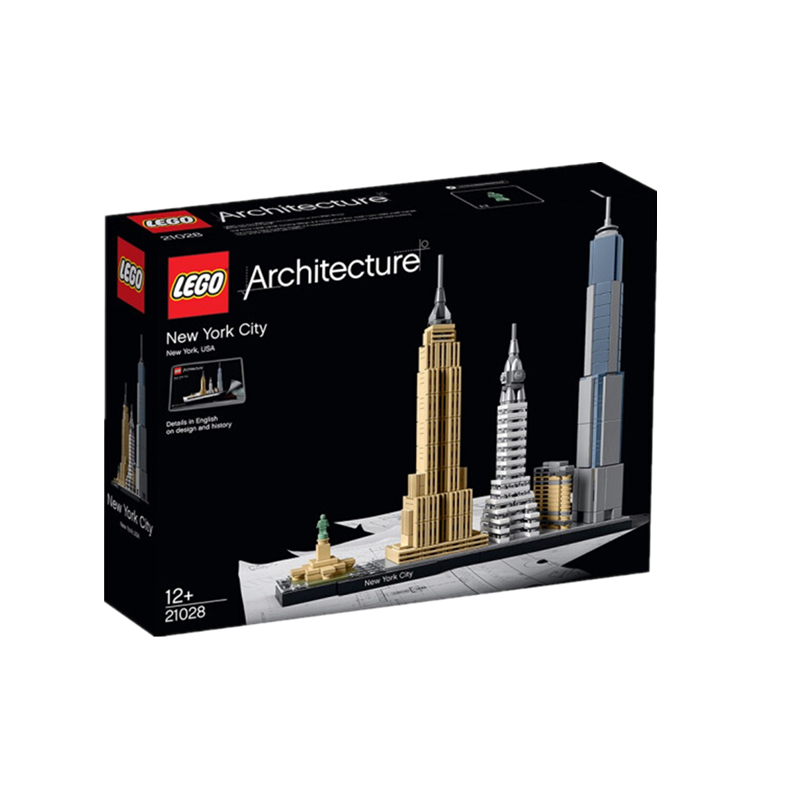 [保税区发货] 丹麦乐高LEGO 21028 纽约城 12+益智 儿童成人玩具 送礼
