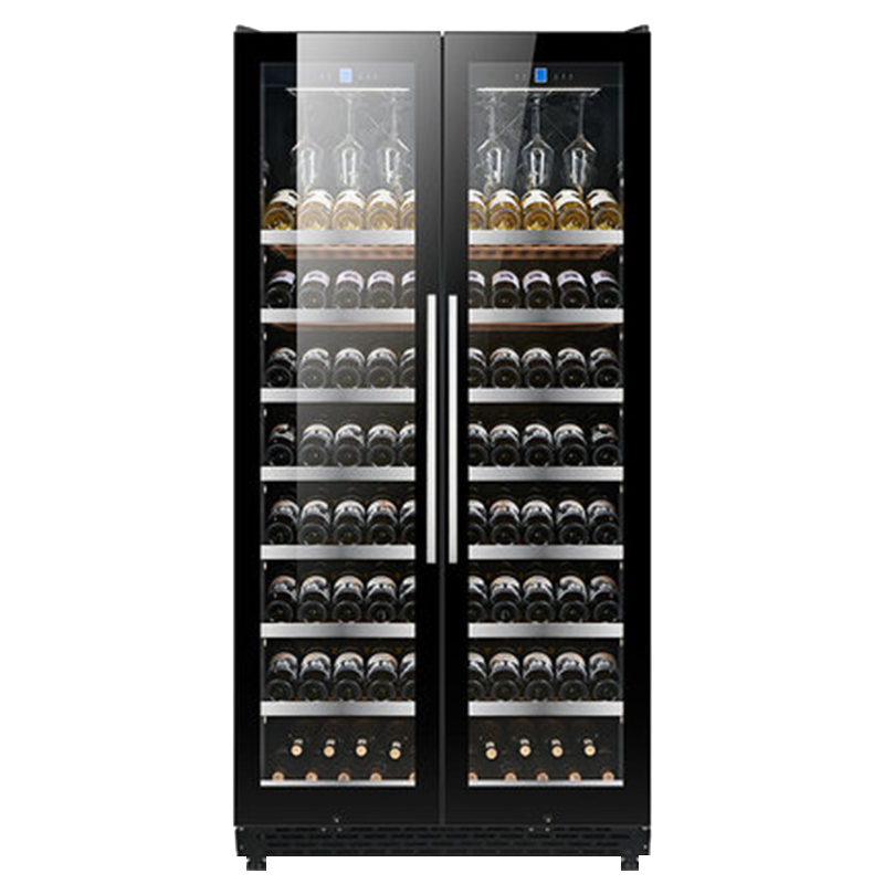 尊堡BJD-735红酒柜恒温酒柜冰吧家用商用双门一体大容量冷藏柜