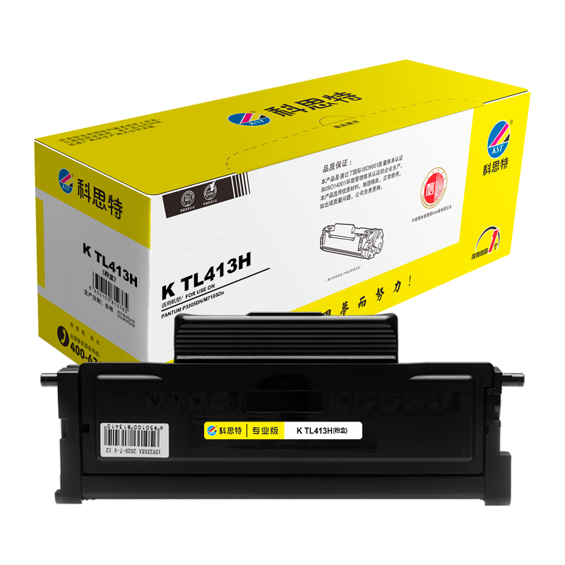 科思特 K TL-413粉盒/DL-413鼓架 适用奔图 P3305DN/M7105Dn 黑色 专业版