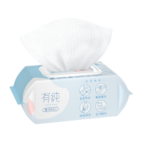 有纯湿巾80抽*10包 婴儿手口屁专用新生宝宝大包整箱 家庭实惠装
