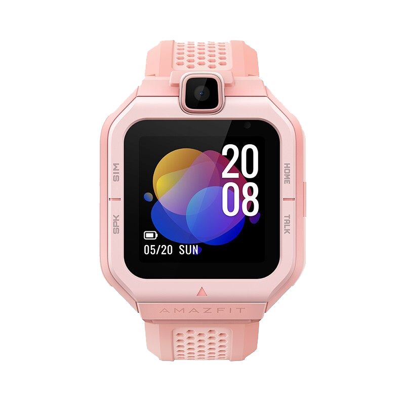 Amazfit华米快乐鸭儿童健康手表4G全网通儿童智能电话手表wifi多功能GPS定位防水中小学生视频通话男女孩通用