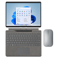 [配原装亮铂金键盘+触控笔2+鼠标]微软(Microsoft)Surface Pro8 LTE增强版 11代i7-1185G7 16G 256G 13英寸二合一平板电脑轻薄本笔记本
