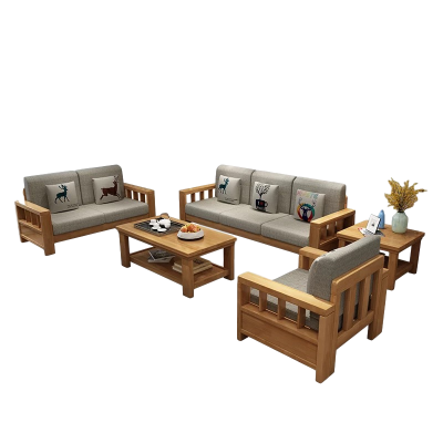 逐鹿中原新中式实木沙发EL036接待沙发(规格款式可选)