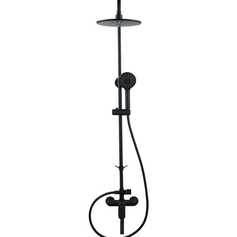 九牧淋浴花洒套装家用全铜黑色淋浴器沐浴增压喷头卫生间洗澡神器36453-592/DB-1