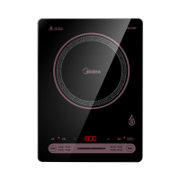 美的(Midea)电磁炉家用2200W大火力恒匀火持续加热电磁灶触摸操作(赠渗氮炒锅+汤锅)C22-RH2269