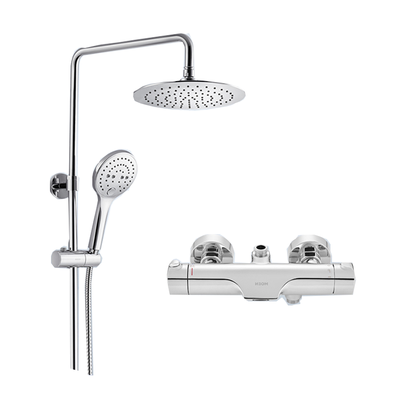 摩恩(MOEN)一体式淋浴花洒套装家用铜淋雨喷头套装沐浴花洒卫浴花洒90107