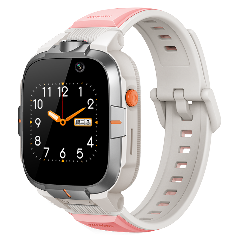 小寻AI学习手表Y2樱花粉 移动联通电信全网通4G前后双摄视频通话GPS定位防水家庭群聊移动支付中小学生通用AI互动学习