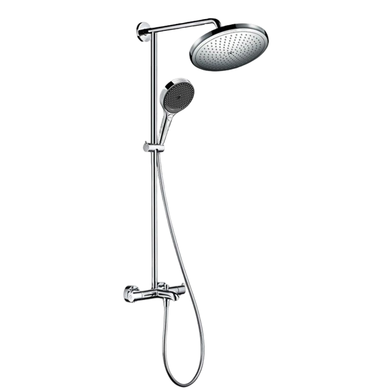 汉斯格雅飞雨功能恒温花洒27215s(26173007)升级240沄雨超大顶喷三出水龙头淋浴管淋浴花洒