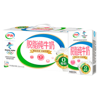 伊利脱脂纯牛奶整箱250ml*16