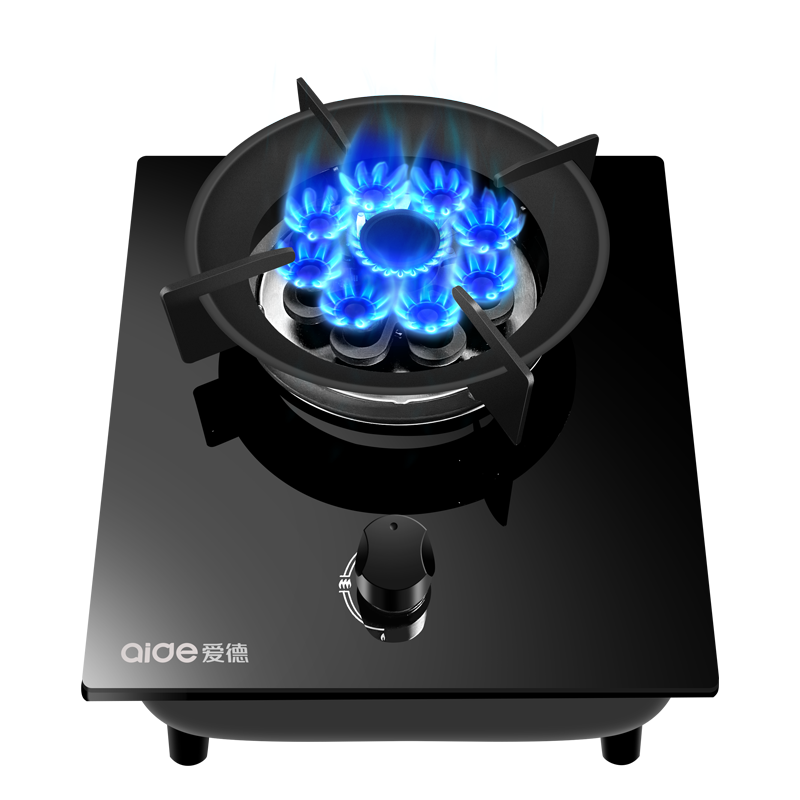 爱德(aide)燃气灶单灶煤气灶 5.0Kw大火力单灶具 台式嵌入式单眼灶 天然气灶
