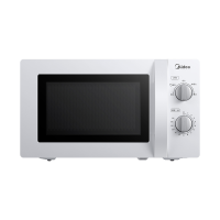 美的(Midea)微波炉 20升家用 360°转盘加热 易清洁内胆 旋钮操控 精准控温 五档火力PM20A0