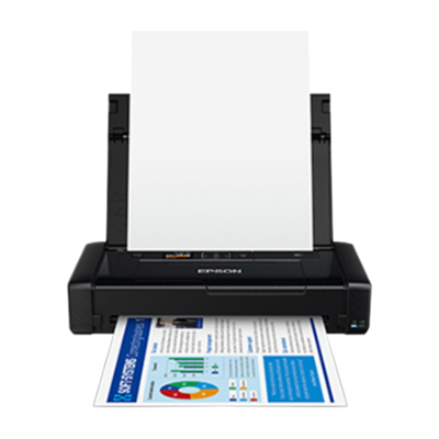 爱普生(EPSON)WF-110 A4彩色打印机便携式打印机[便携打印/无线WIFI/内置电池/USB供电]WF-100升级款套餐2