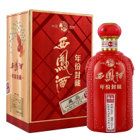 西凤酒 年份封藏藏品 52度白酒 500ml单瓶装 凤香型白酒