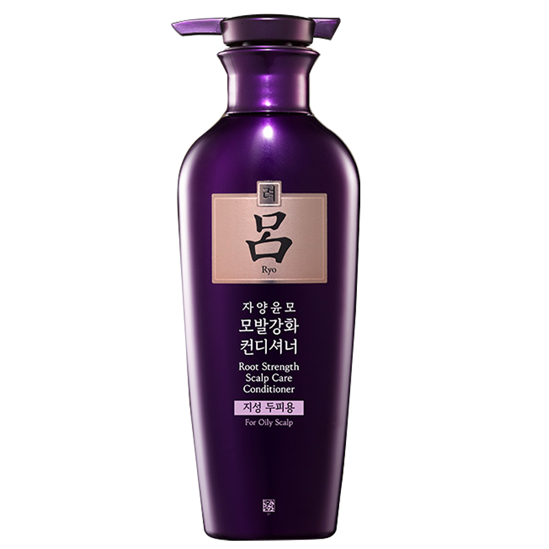 吕(Ryo)护发素韩国进口紫吕强韧发根长效控油护发素400ml [油性头皮]男士女士通用