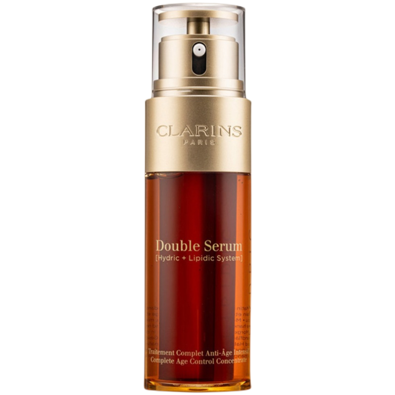 (CLARINS)娇韵诗双萃精华50ml赋活修护 黄金双瓶 弹润透亮平衡水油保湿不黏腻 收缩毛孔混油挚爱 明星产品