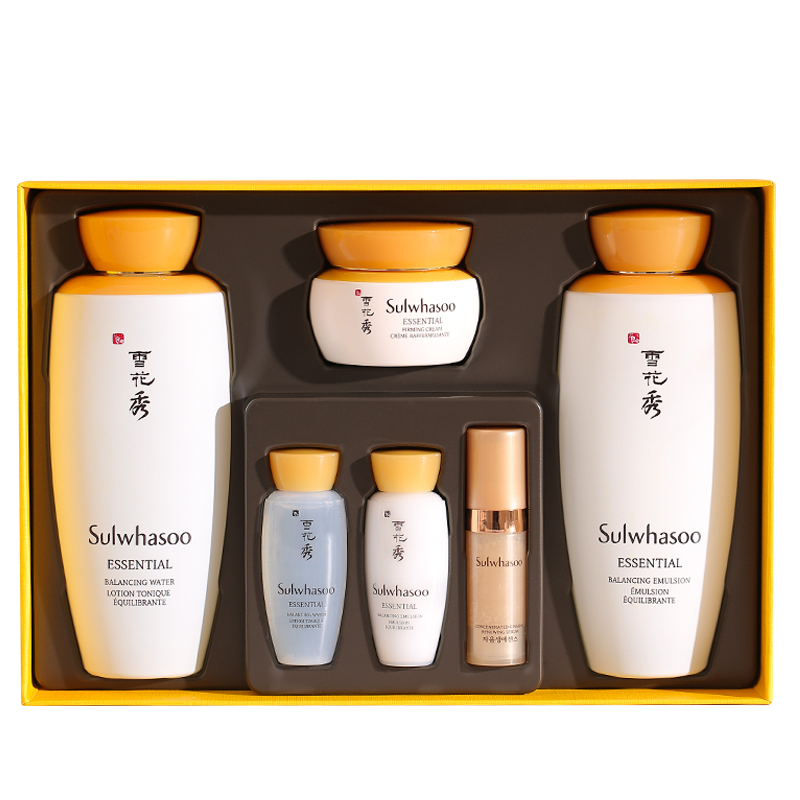 Sulwhasoo雪花秀滋盈肌本护肤礼盒(限量版)水乳套装淡纹抗老补水保湿6件套(套装版本随机发货)